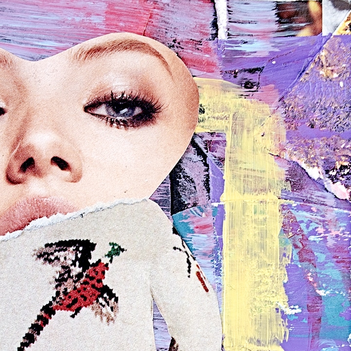 "Fine Eyes" | Original Mixed Media Art - Image 2
