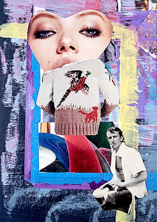 "Fine Eyes" | Original Mixed Media Art - Image 4